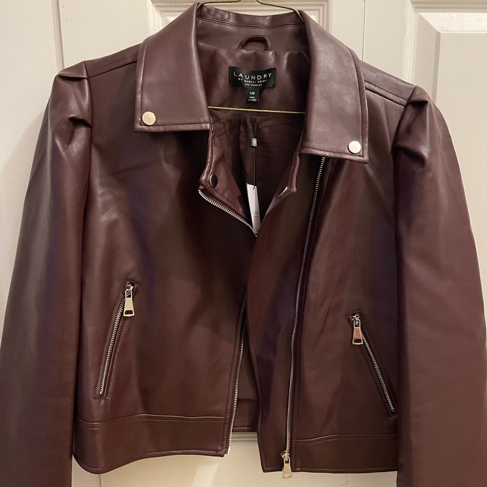 Vegan Leather Moto Jacket